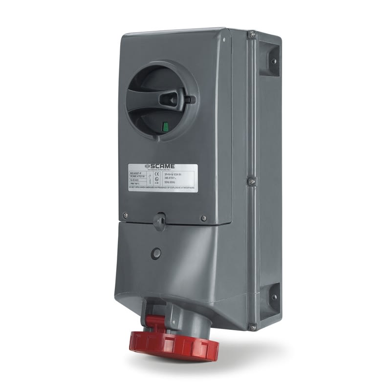 SCAME PARRE S.P.A. - SCA503.6387-F PRESA INTERBL. 3P+N+T IP66 63A 6H