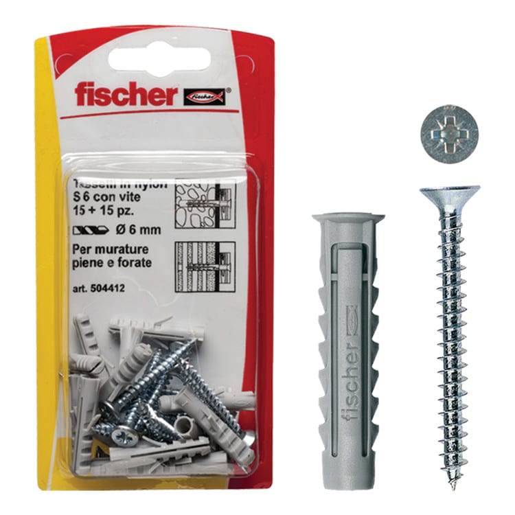 FISCHER ITALIA FIS00504416 SX 5 S K TASSELLI+VITI - L.GIALLA
