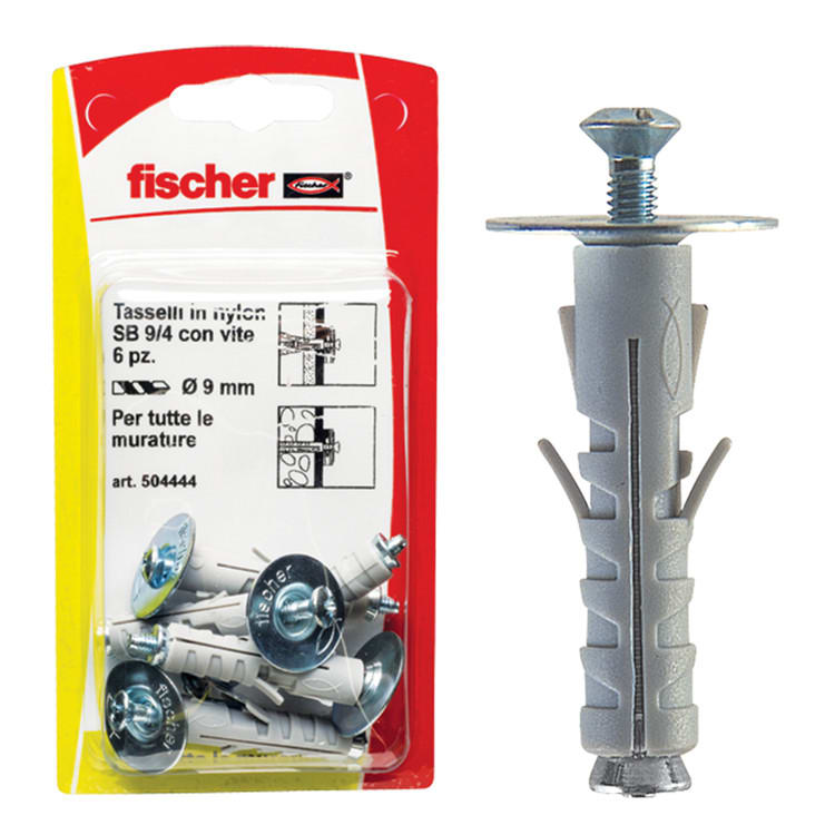 FISCHER ITALIA S.R.L - FIS00504445 SB 9/5 K TASSELLII+DOPPIE VITI- L.VERDE