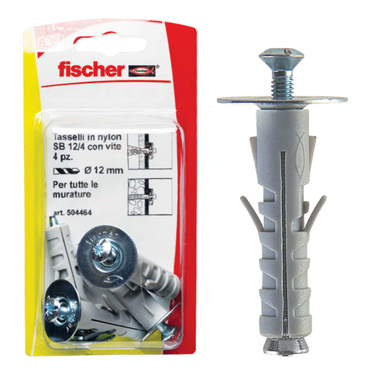 FISCHER ITALIA S.R.L - FIS00504465 SB 12/5 K TASSELLII+DOPPIE VITI- L.VERDE