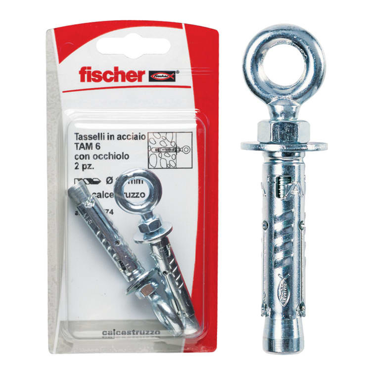 FISCHER ITALIA S.R.L - FIS00504575 TA M8 O K TASSELLI+OCCHIOLI- L.GRIGIA