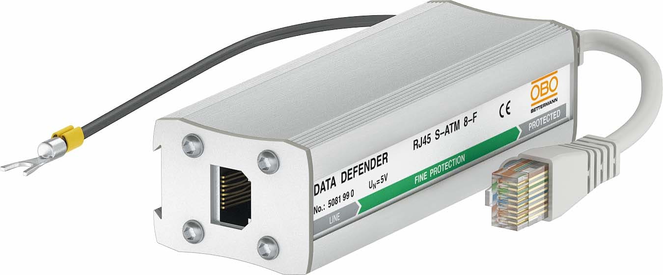 OBO BETTERMANN OBO5081990 RJ45 S-ATM 8-F LIMITATORE SOVRATENSIONE