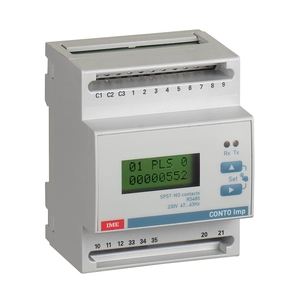 IME SPA - IMSIF4C001 CONTO IMP 6+6 IMPULSI/RS485 A230V