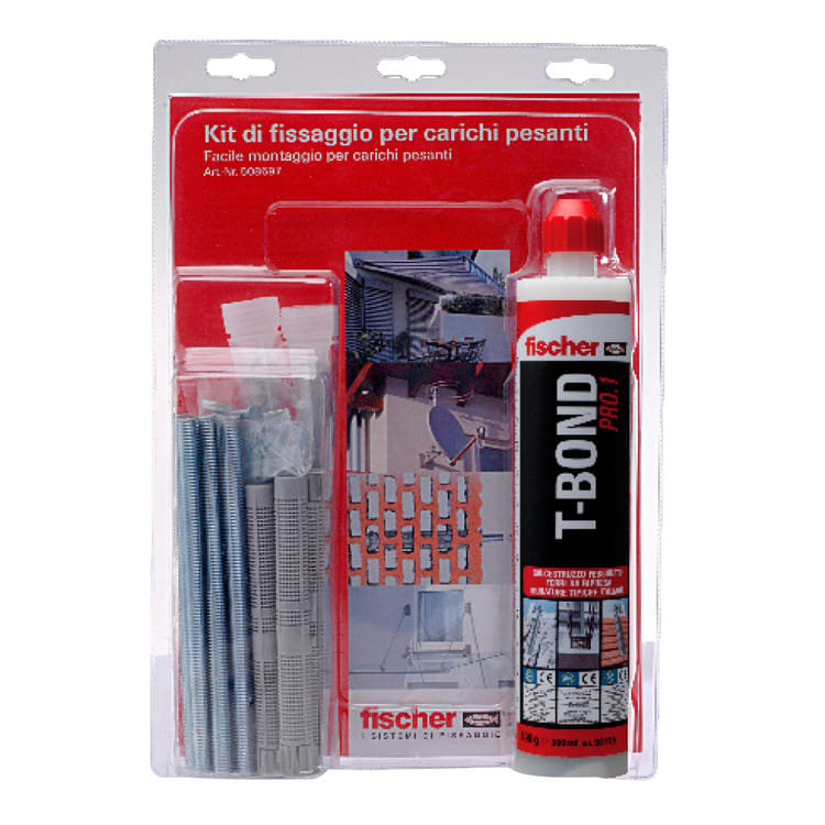 FISCHER ITALIA S.R.L - FIS00508697 KIT DI FISSAGGIO CARICHI PESANTI - L.VER