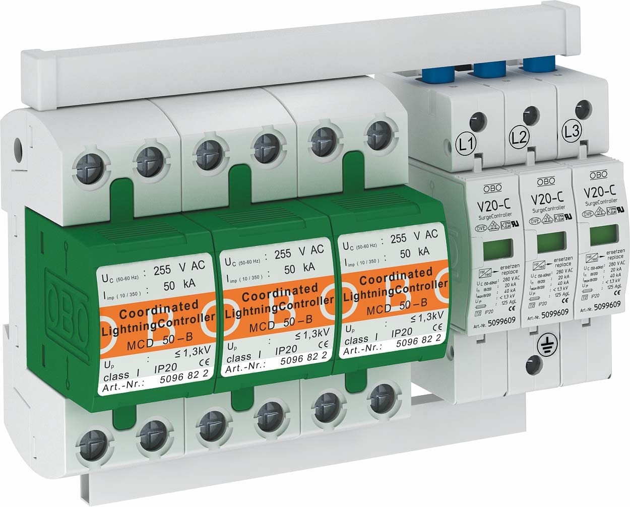 OBO BETTERMANN - OBO5089754 PS3-B+C TNC LIMITATORE TIPO 1+2 3 POLI