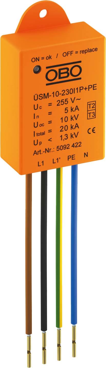 OBO BETTERMANN - OBO5092422 ?SM-10-230I1P+PE LIMITATORE DI SOVRATENS