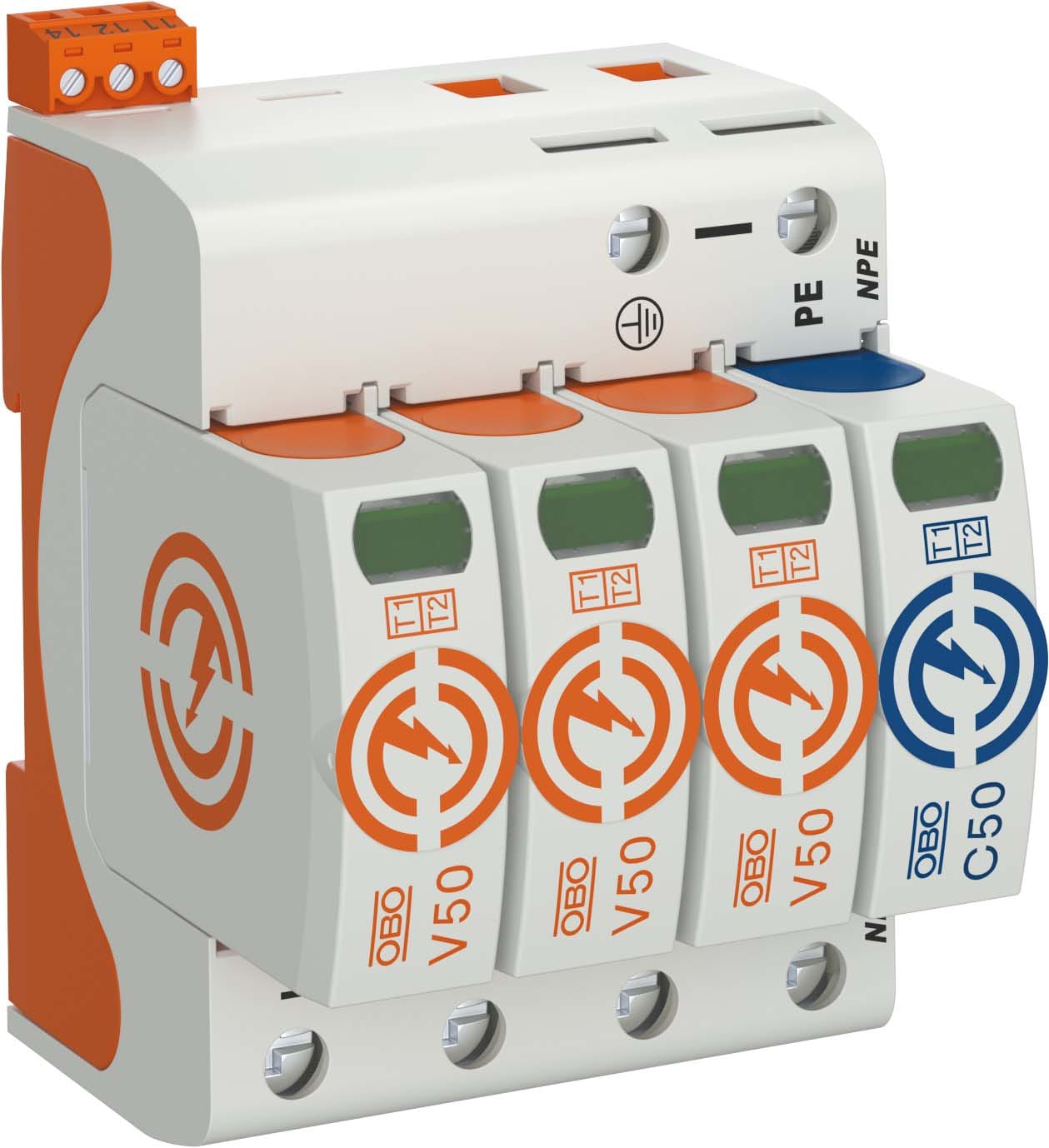 OBO BETTERMANN - OBO5093533 V50-3+NPE+FS-280 LIMITATORE DI TIPO 1+2