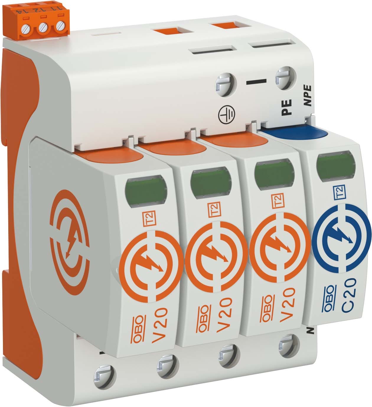 OBO BETTERMANN - OBO5095333 V20-3+NPE+FS-280 LIMITATORE DI TIPO 2 3