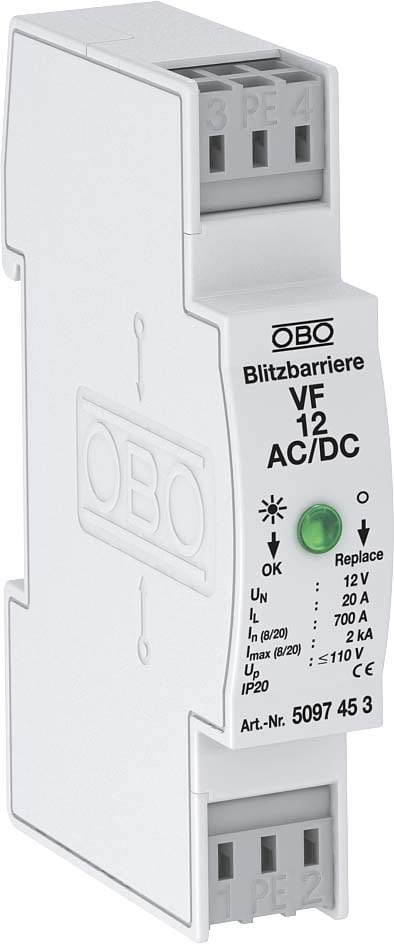 OBO BETTERMANN - OBO5097453 VF12-AC DC LIMITATORE TIPO 3 2 POLI