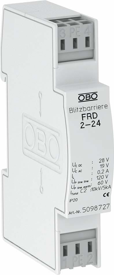 OBO BETTERMANN - OBO5098727 FRD 2-24 LIMITATORE PER LINEA DATI 2 FIL