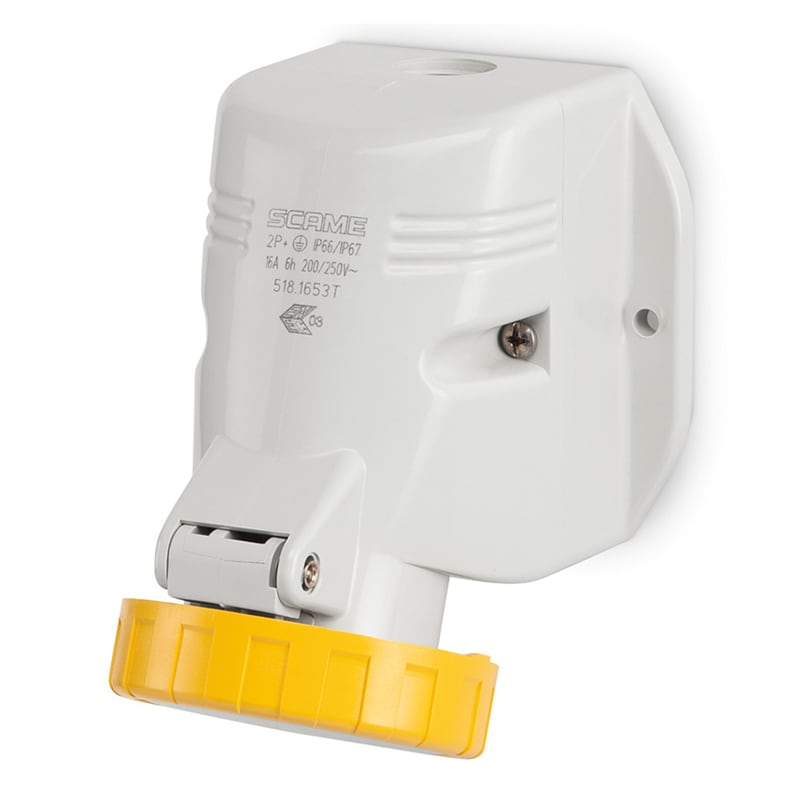 SCAME PARRE S.P.A. - SCA518.1650TF PRESA PARETE 2P+T IP66/IP67 16A 4H