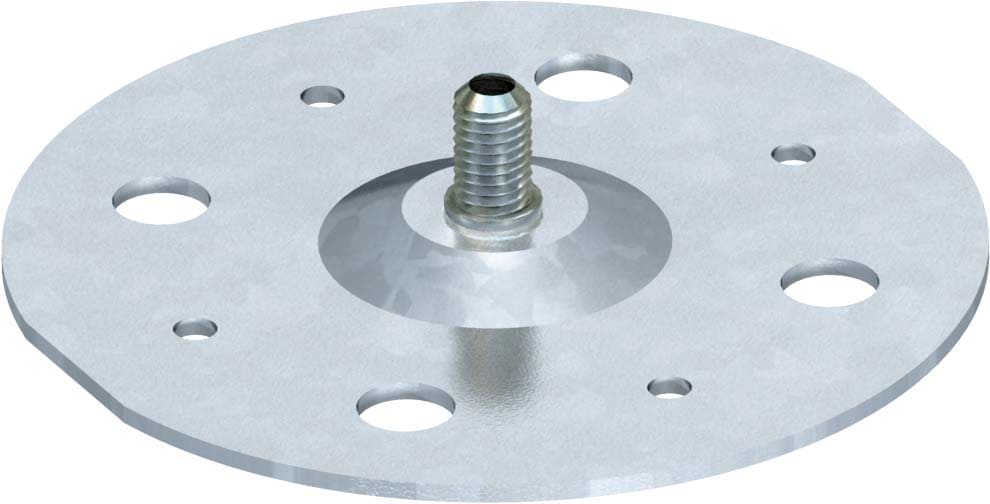 OBO BETTERMANN - OBO5208017 199 DIN BASE PER SUPPORT CON PERNO FILET