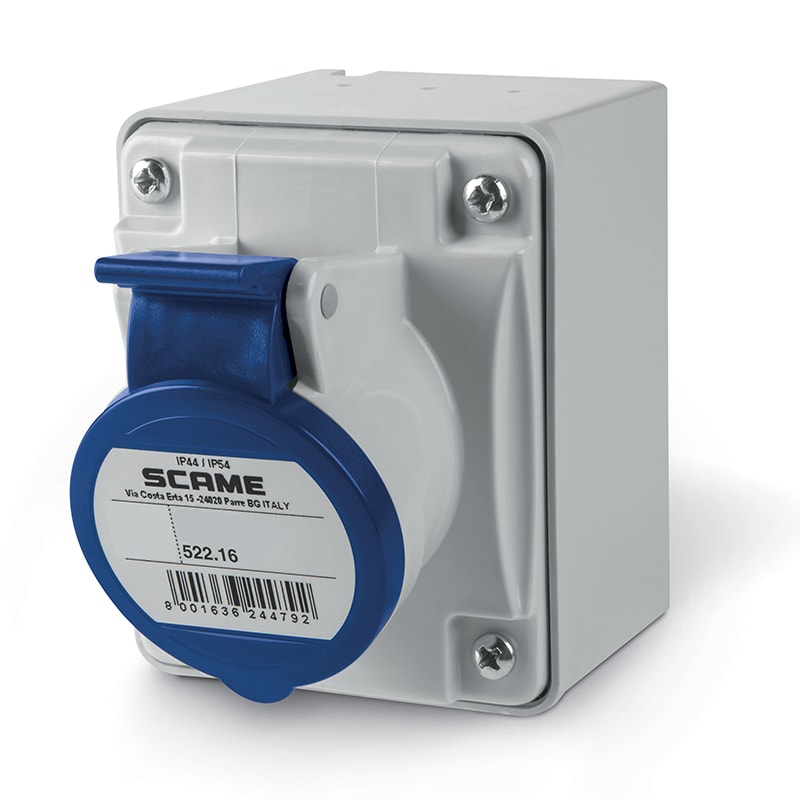 SCAME PARRE S.P.A. - SCA522.1655 PRESA PAR.C/DIR.3P+N 16A 44 9H