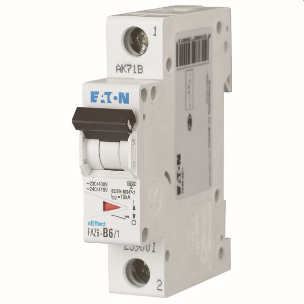 EATON MANIFACTURING - EAO239039 FAZ6-C25/1 INT. MT 6KA 1P C 25A