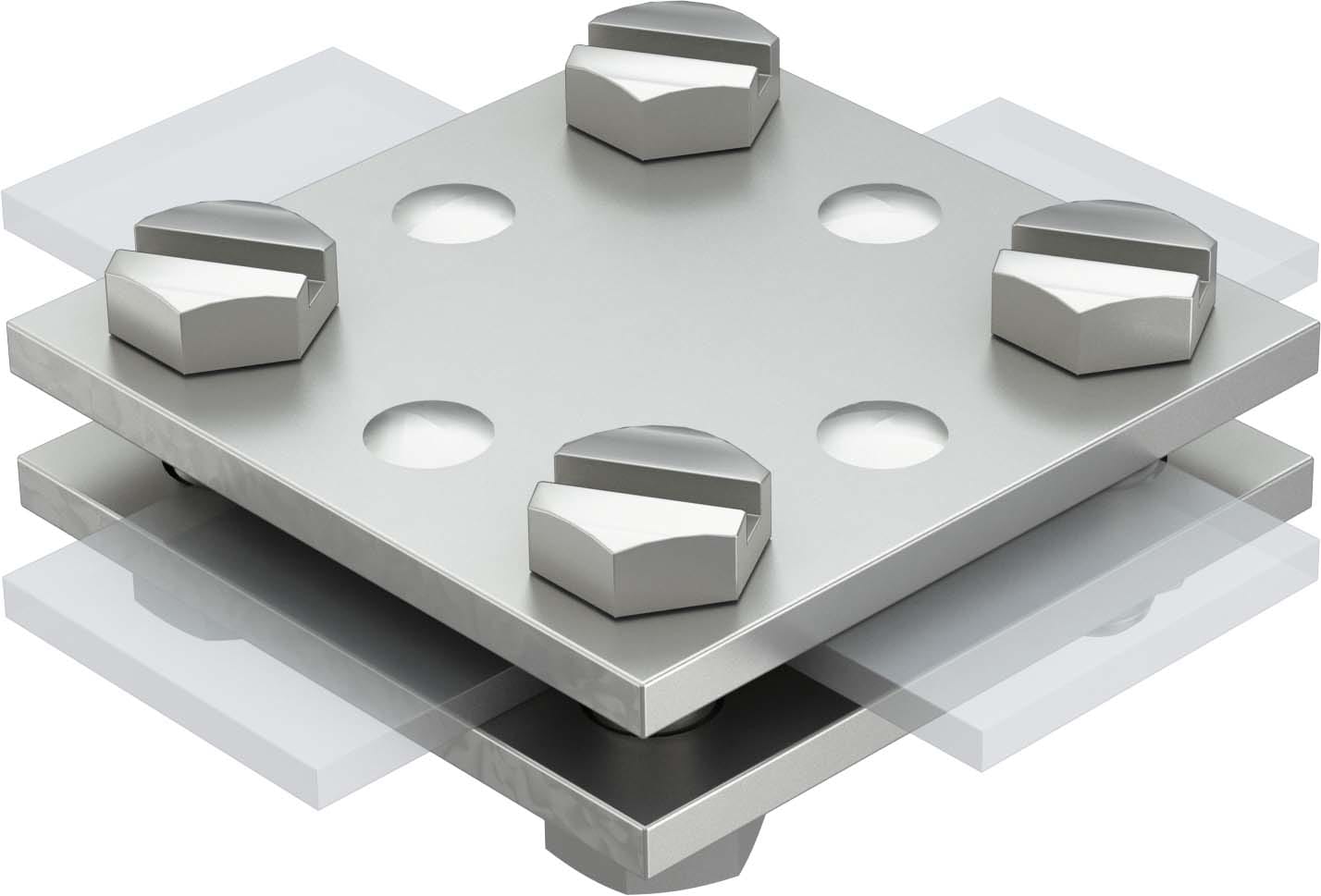 OBO BETTERMANN - OBO5314659 256 A-DIN 30 V4A MORSETTO A CROCE SENZA