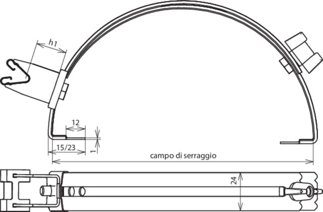 DEHN ITALIA S.P.A. - DEH206109 Dachleitungshalter