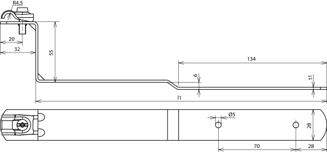 DEHN ITALIA S.P.A. - DEH202017 Dachleitungshalter