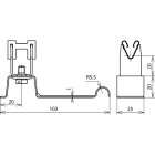 DEHN ITALIA SPA - DEH206349 Dachleitungshalter