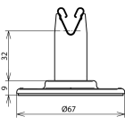 DEHN ITALIA SPA - DEH297120 Leitungshalter NIRO