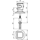 DEHN ITALIA SPA - DEH204120 Leitungshalter grau