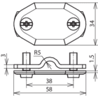 DEHN ITALIA SPA - DEH480003 TARGHETTA DI NUMERAZIONE AL, TD7-10/PT30