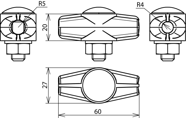 DEHN ITALIA S.P.A. - DEH463010 MORSETTO DI SEZIONAMENTO ES