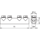DEHN ITALIA SPA - DEH385203 MANICOTTO DI GIUNZIONE ZAMA PER TONDO 8M
