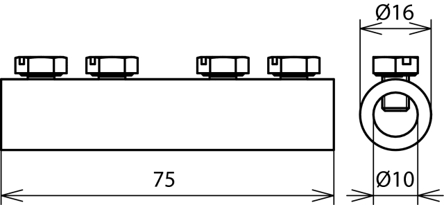 DEHN ITALIA S.P.A. - DEH385213 Verbindungsmuffe