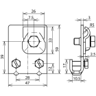 DEHN ITALIA SPA - DEH365020 Falzklemme