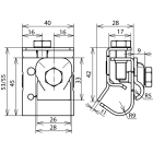DEHN ITALIA SPA - DEH339061 Dachrinnenklemme