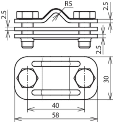 DEHN ITALIA S.P.A. - DEH459139 UNI-Trennklemme NIRO