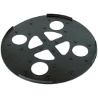 DEHN ITALIA SPA - DEH102050 Base di supporto per zoccolo in PVC D 37 0mm nero