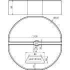 DEHN ITALIA SPA - DEH102012 ZOCCOLO IN CEMENTO B55 17 KG D 337MM