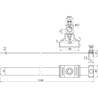 DEHN ITALIA SPA - DEH540105 Fascetta di fissaggio INOX per asta di c aptazione D 16mm per 4 bordi perimetrali min. 40mm