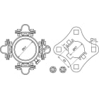 DEHN ITALIA SPA - DEH819294 SET DI FISSAGGIO D 61MM 4 XD 20MM