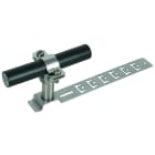DEHN ITALIA SPA - DEH202829 Staffa portafilo per tetti per conduttur a HVI D 20-23mm con staffa L 205mm INOX