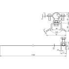 DEHN ITALIA SPA - DEH275320 Staffa portafilo per conduttura HVI INOX D 20-23mm con fascetta D 50-300mm