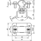 DEHN ITALIA SPA - DEH275319 Leitungshalter