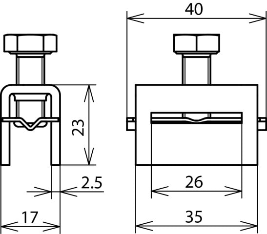 DEHN ITALIA S.P.A. - DEH106324 TIRANTE PER NASTRO TENDITORE25X0,3MMINOX