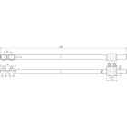 DEHN ITALIA SPA - DEH480150 Aste di adduzione Fe/tZn -SET- L 1500mm con manicotto di sezionamento e vite KS