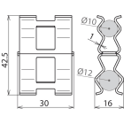 DEHN ITALIA SPA - DEH308133 DEHNCLIP MORSETTO FERRI D ARMATURA 12/10