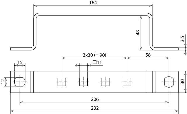 DEHN ITALIA S.P.A. - DEH472309 Erdungsschiene NIRO