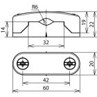 DEHN ITALIA SPA - DEH277130 Leitungshalter K-grau