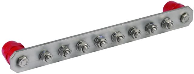 DEHN ITALIA S.P.A. - DEH472229 BARRA EQUIPOT. INDUSTRIALE, INOX, 8 POLI