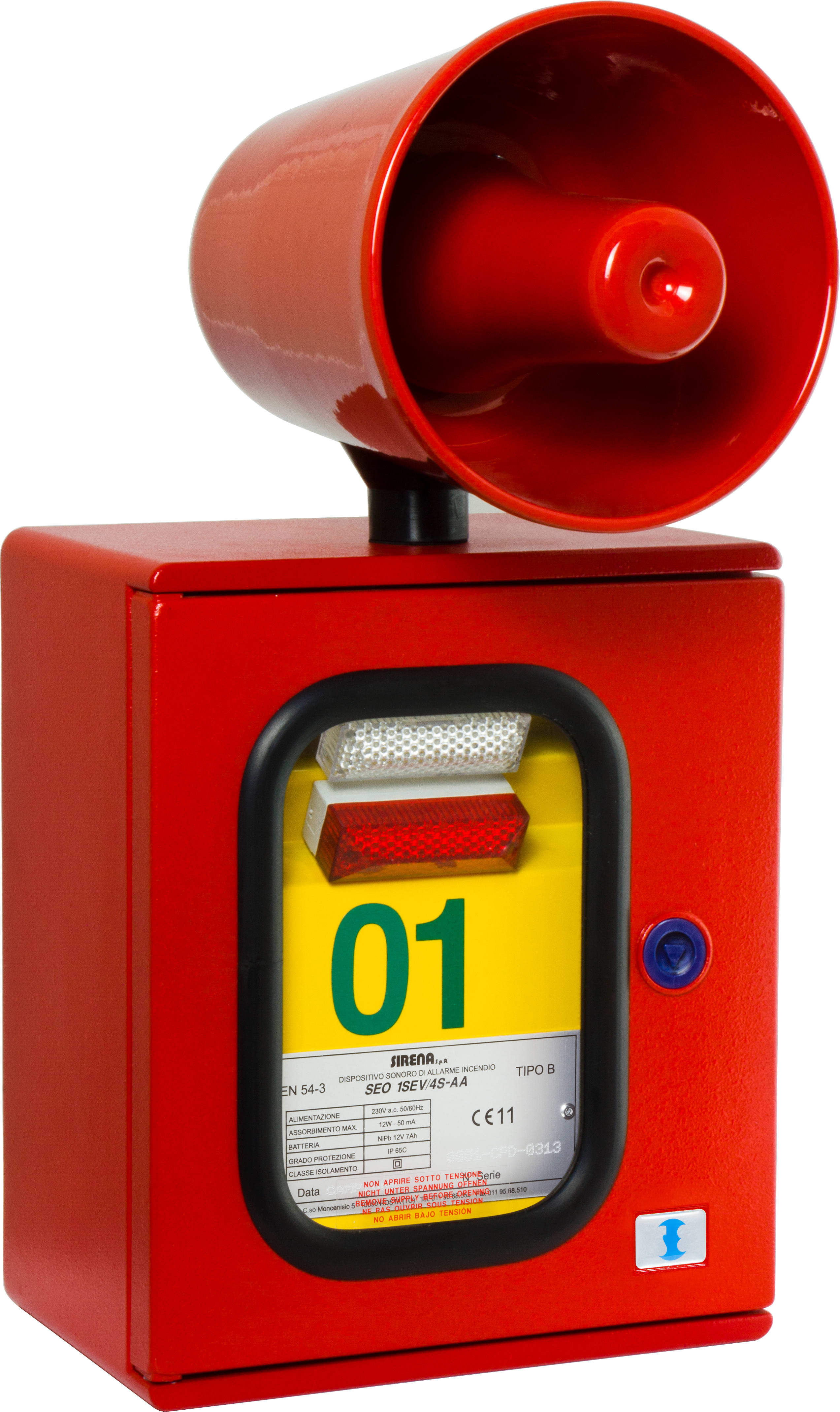 SIRENA SIR55303 SEO 1 SEV 4S AA V230AC RD