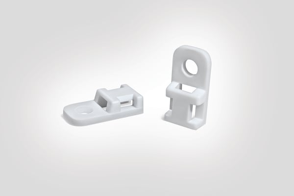 HELLERMANNTYTON Srl HEE151-31203 SUPPORTO FISSAGGIO A VITE BIANCO CTAM2