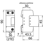 DEHN ITALIA SPA - DEH961122 SPD T1 255V DBH M 1 255