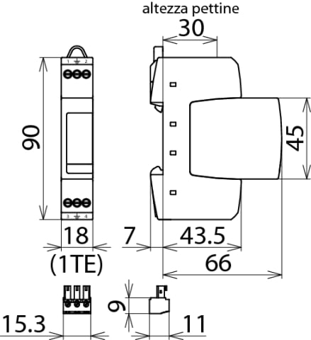 DEHN ITALIA S.P.A. - DEH953206 DEHNRAIL DR M 2P 30 FM
