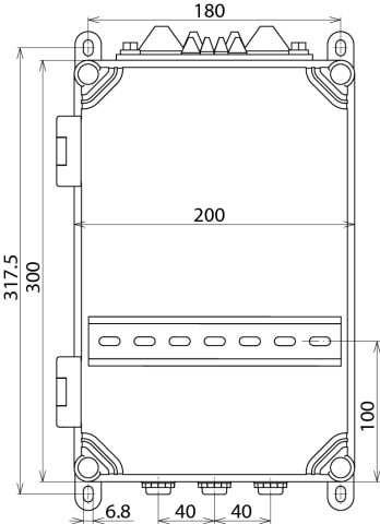 DEHN ITALIA S.P.A. - DEH902315 Isolierstoffgehause