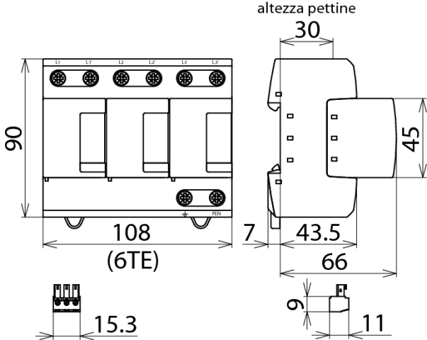 DEHN ITALIA S.P.A. - DEH951305 DEHNVENTIL DV M TNC 255 FM